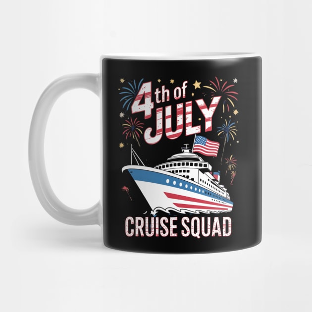 4th Of July Cruise Squad by Creatifly Graphic Tees